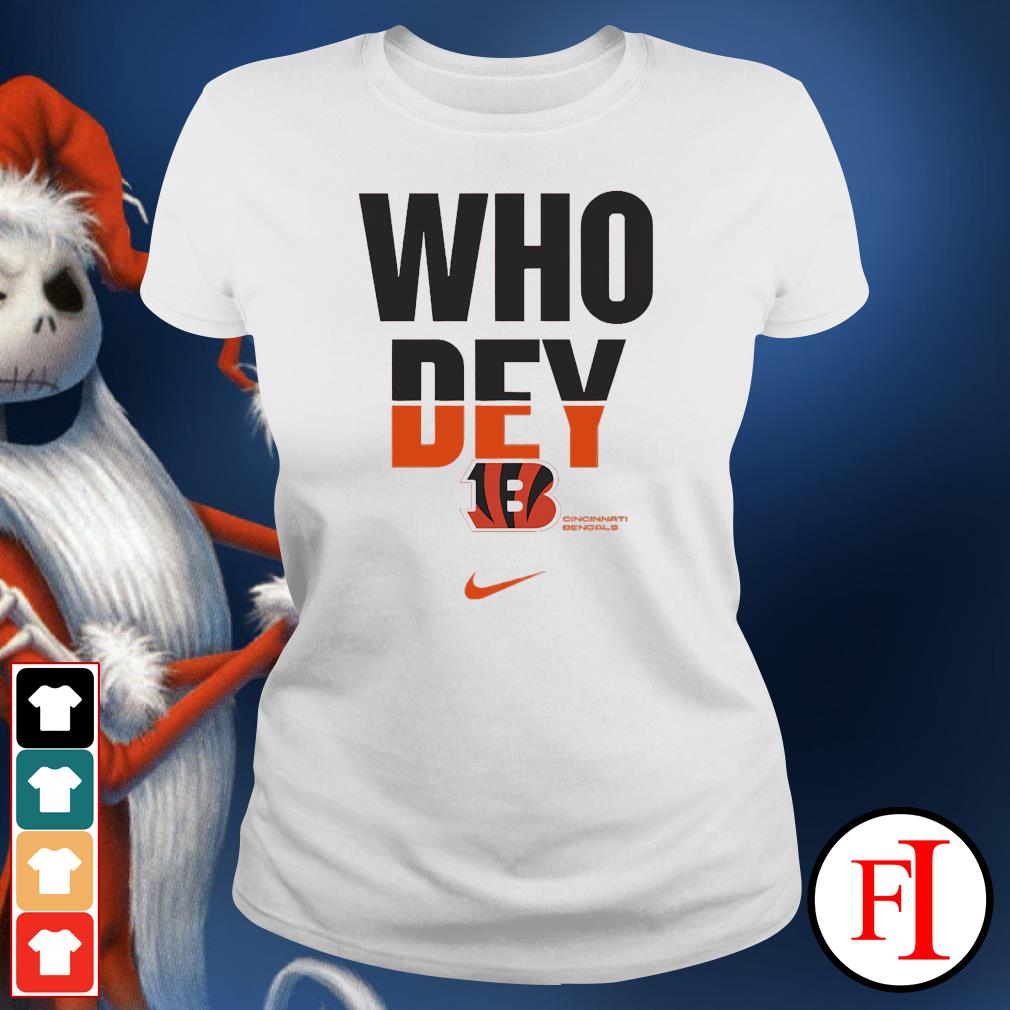 Bengals Who Dey Nike T-Shirt, hoodie, sweater and long sleeve