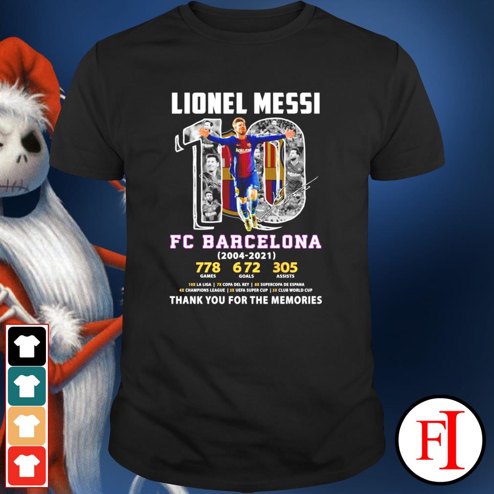 Shedd Shirts Navy Lionel Messi FC Barcelona Air Messi Youth Large T-Shirt  