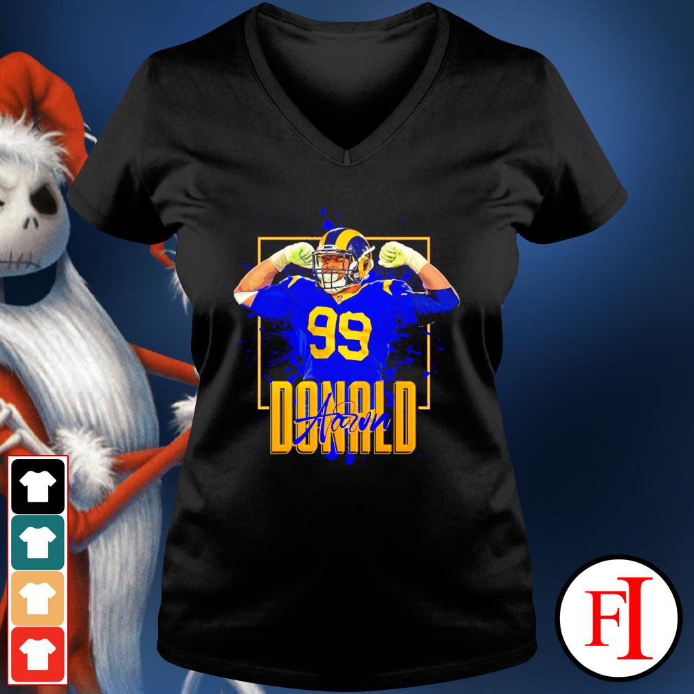 Aaron Donald Los Angeles R 100 Sacks signature shirt, hoodie