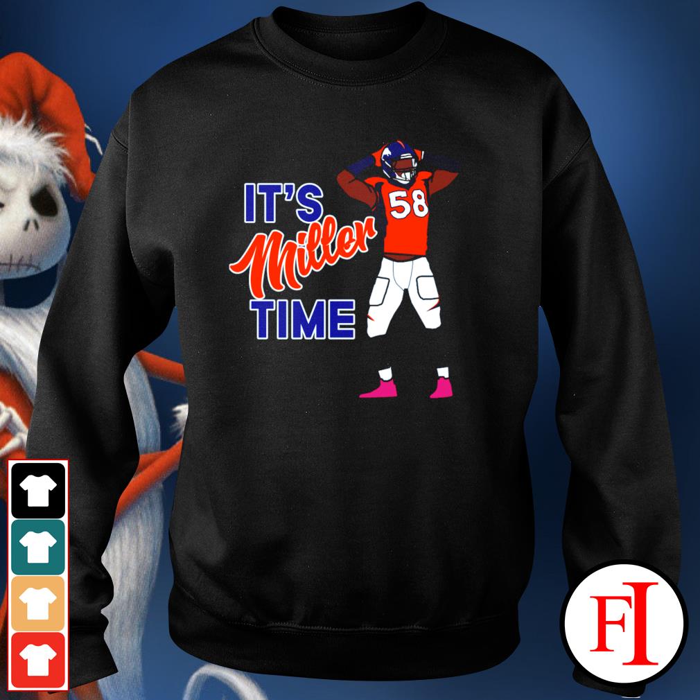 Von Miller 'It's Miller Time' Denver Broncos NFL Essential T-Shirt for  Sale by seigfriedash