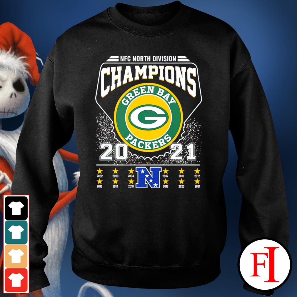 Green Bay Packers 2021 NFC north Division champions shirt, hoodie