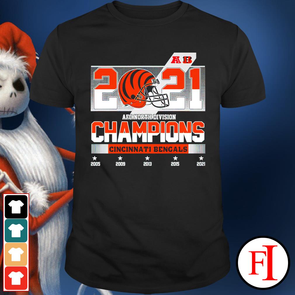 Cincinnati Bengals Champions 2021 2022 AFC North Conference Championships  new T-Shirt, hoodie, sweater, long sleeve and tank top