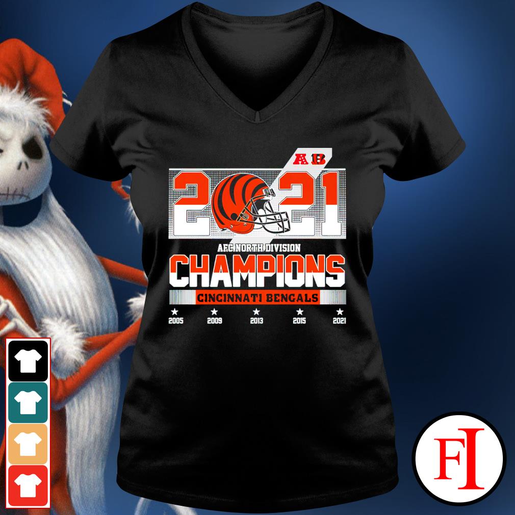 Cincinnati Bengals Champions 2021 2022 AFC North Conference Championships  new T-Shirt, hoodie, sweater, long sleeve and tank top