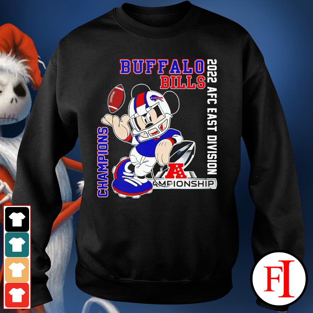 Buffalo Bills 2021-2022 American Football Conference AFC East Champions NFL  Mickey Disney shirt, hoodie, sweater, long sleeve and tank top