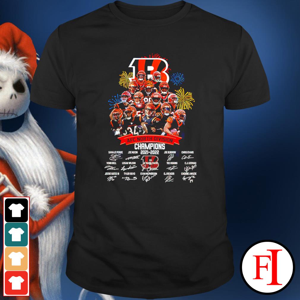 Cincinnati Bengals 2021 2022 Afc North Division Champions Shirt