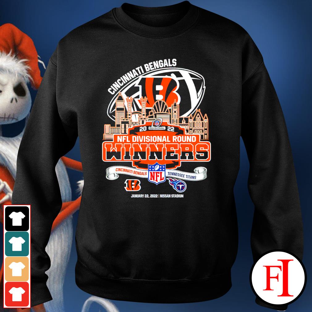 Cincinati Bengals 2022 NFL Division Round Champions Bengals vs Titans  shirt, hoodie, sweater, long sleeve and tank top