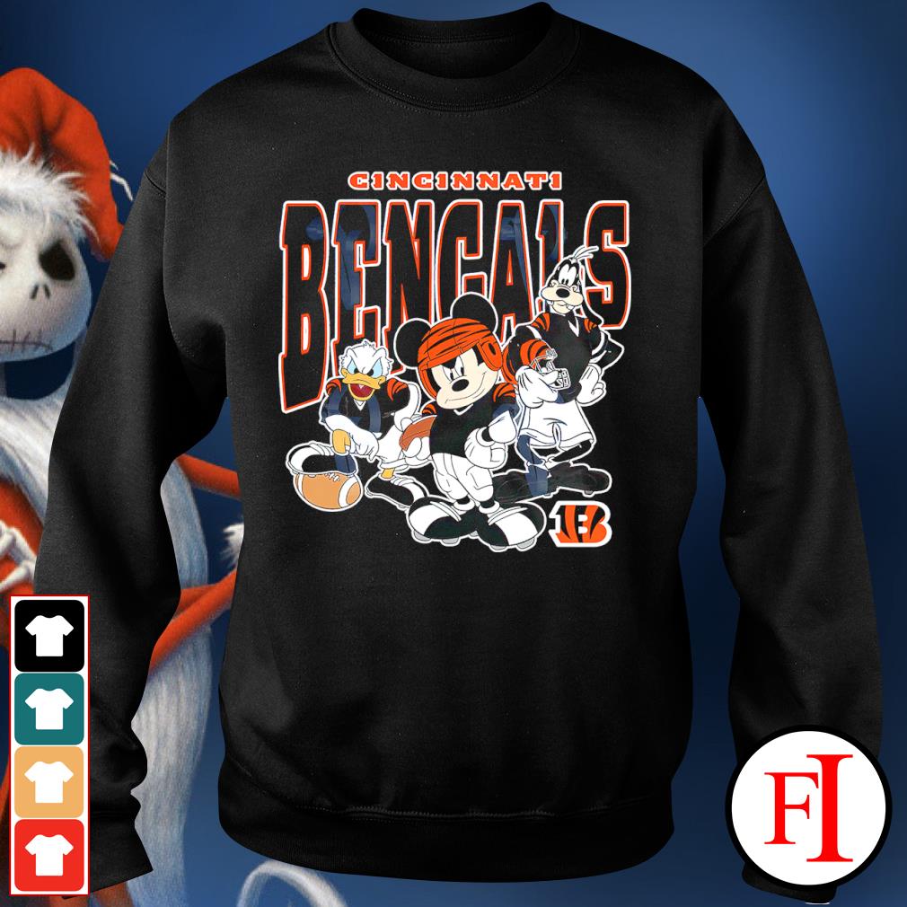 Cincinnati Bengals Disney Mickey Mouse shirt, hoodie, sweater, long sleeve  and tank top