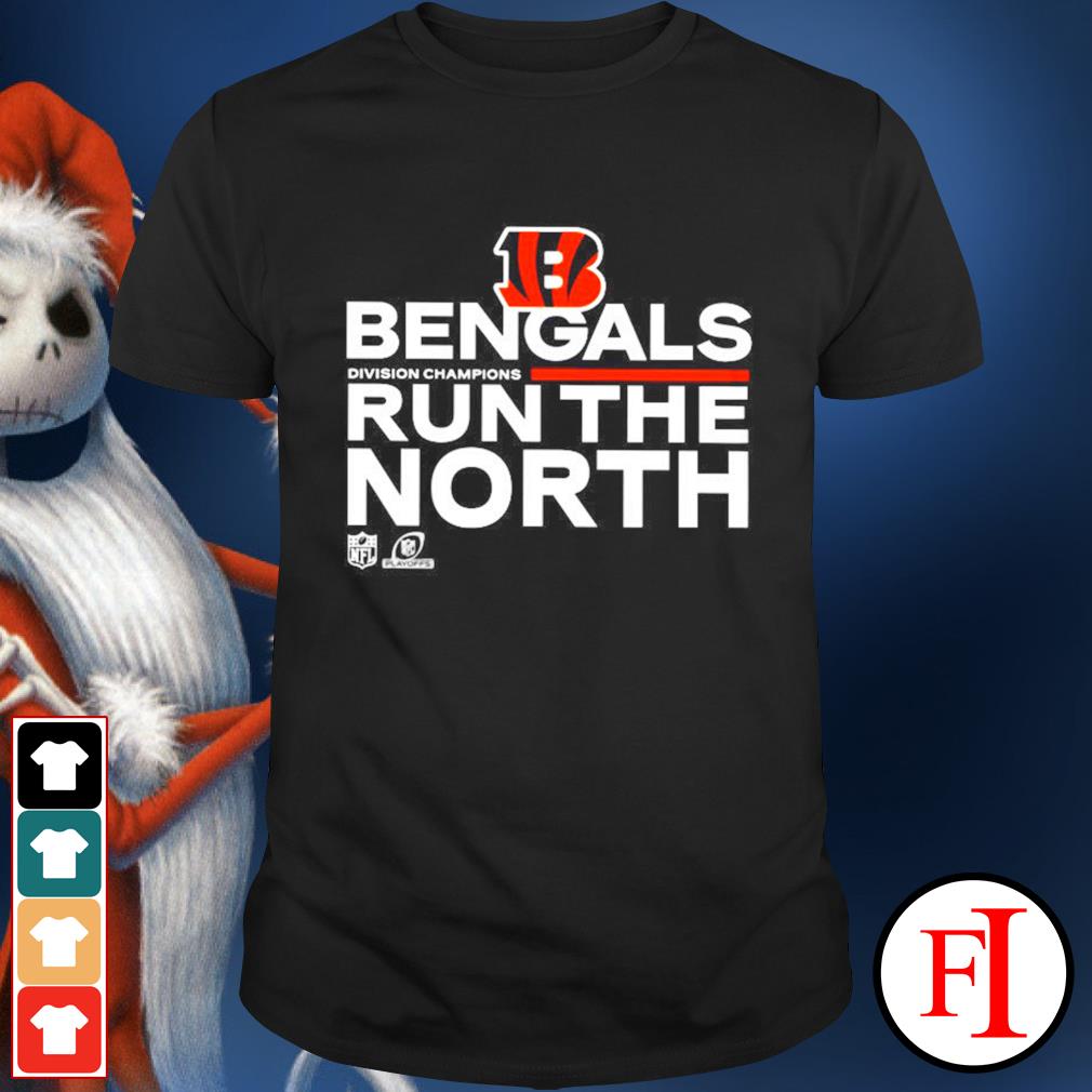 Cincinnati Bengals Run The North Shirt 2021 AFC North Division Champions  shirt, hoodie, sweater, long sleeve and tank top