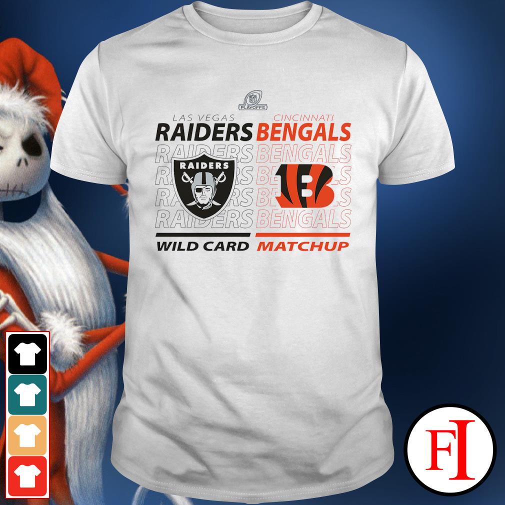 Cincinnati Bengals Vs Las Vegas Raiders 2022 NFL Wild Card Matchup shirt,  hoodie, sweater, long sleeve and tank top