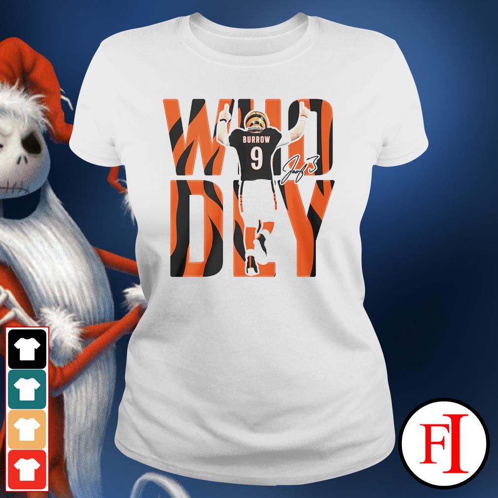 Burrow Who Dey Joe Cincinnati Bengals Shirt