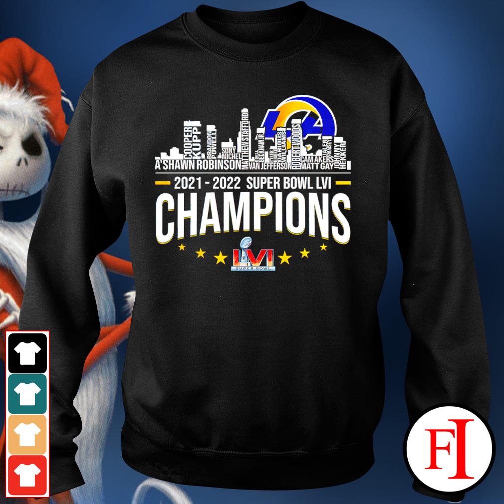 Los Angeles Rams 2021-2022 Super Bowl LVI Champions Shirt, hoodie