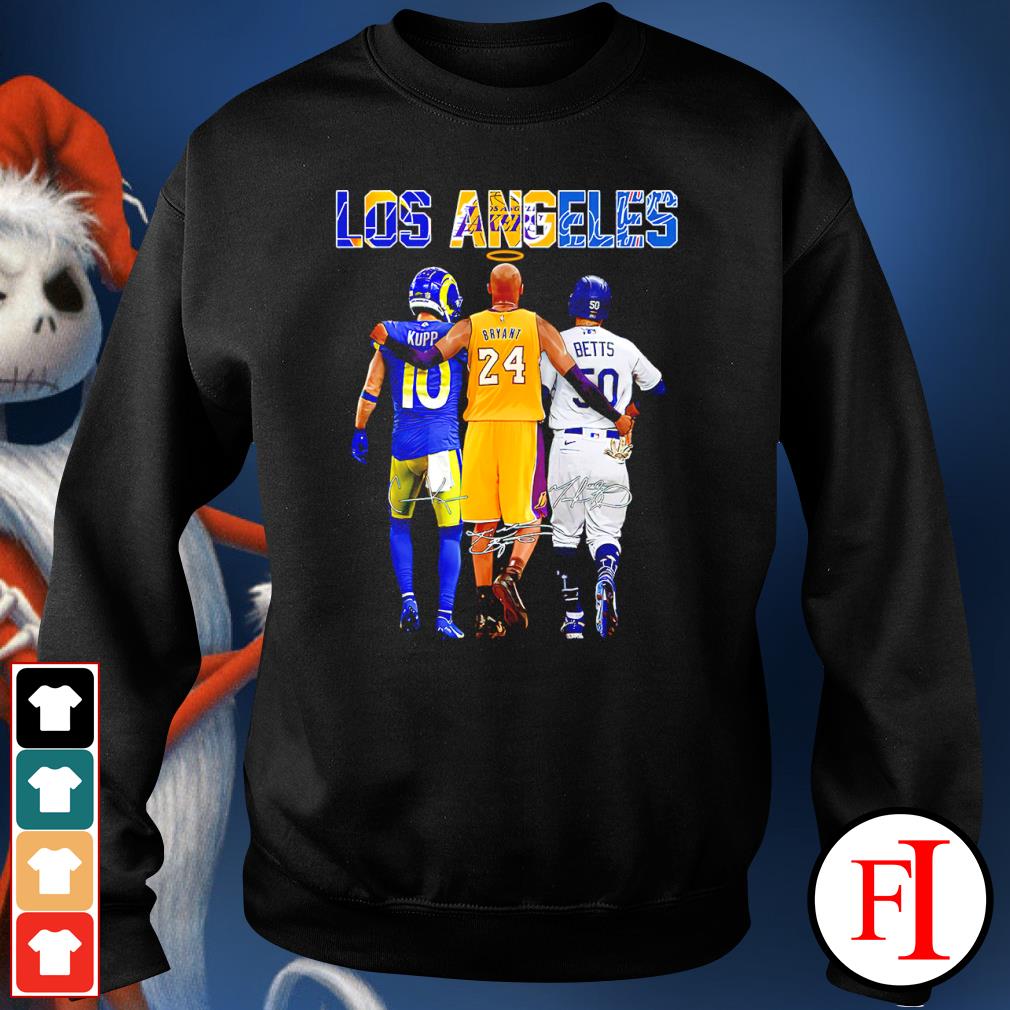 Los Angeles Rams Cooper Kupp Vs Los Angeles Lakers Kobe Bryant and Los  Angeles Dodgers Mookie Betts signatures shirt, hoodie, sweater, long sleeve  and tank top
