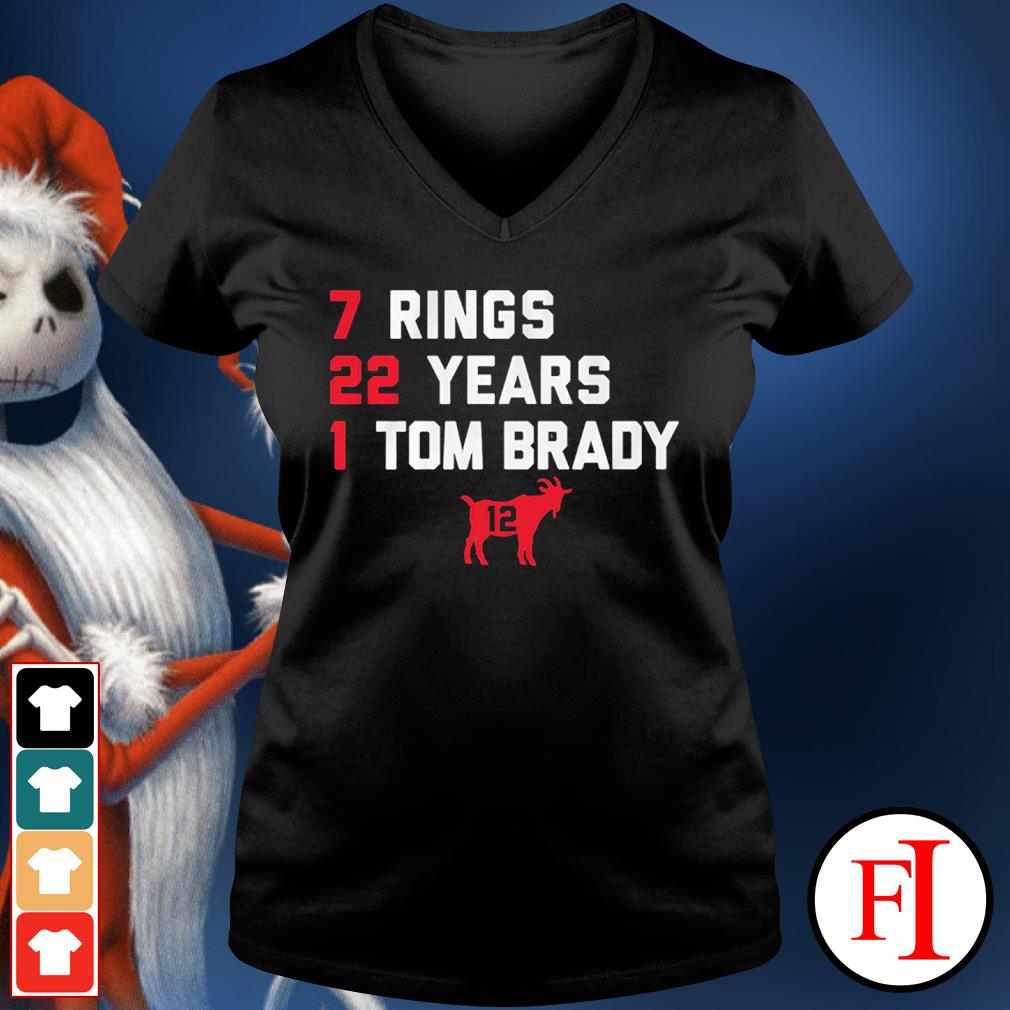 Tom Brady Goat 7 Rings 23 years 1 Tom Brady shirt, hoodie, sweater