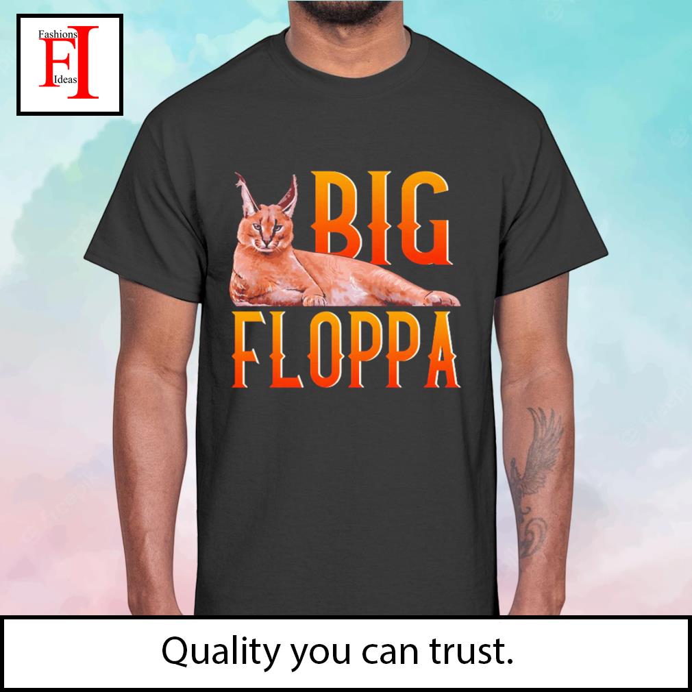  Big Floppa Meme Flop Off Flop On Cute Caracal Cat Long