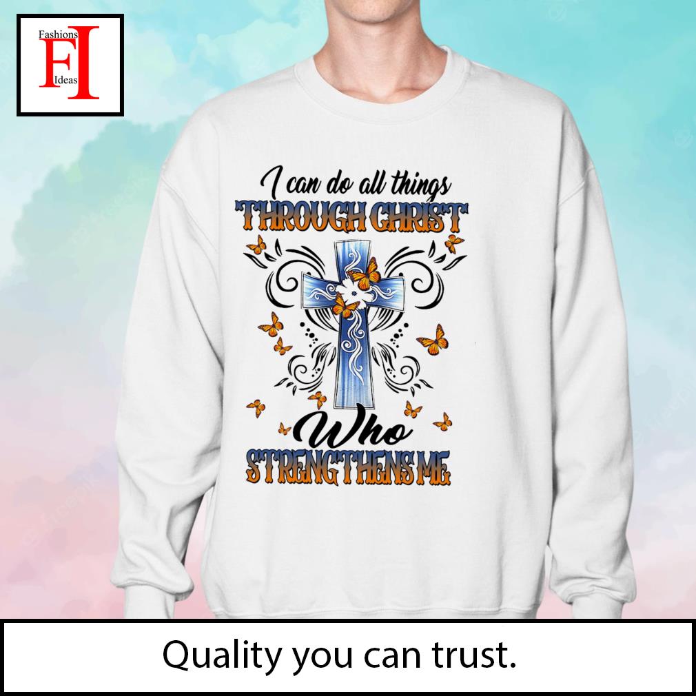 Official chicago Cubs Logo I Can Do All Things Through Christ Who  Strengthens Me T-Shirts, hoodie, tank top, sweater and long sleeve t-shirt