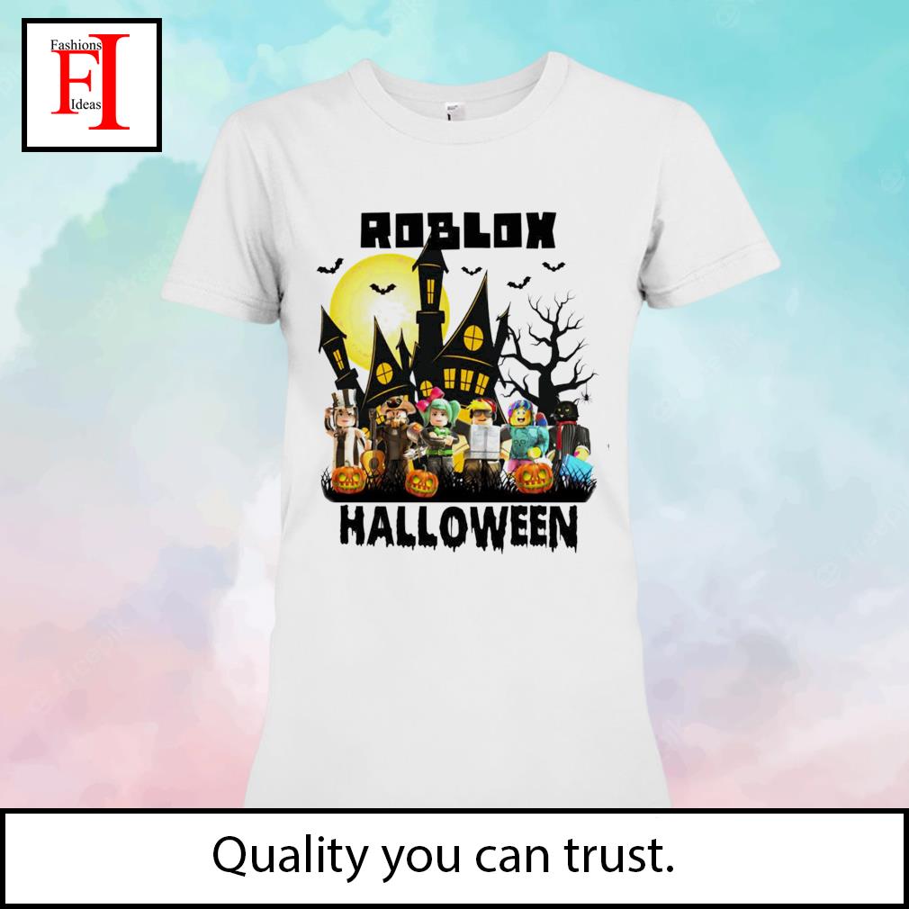 Cute halloween roblox t-shirt🎃👻🍬