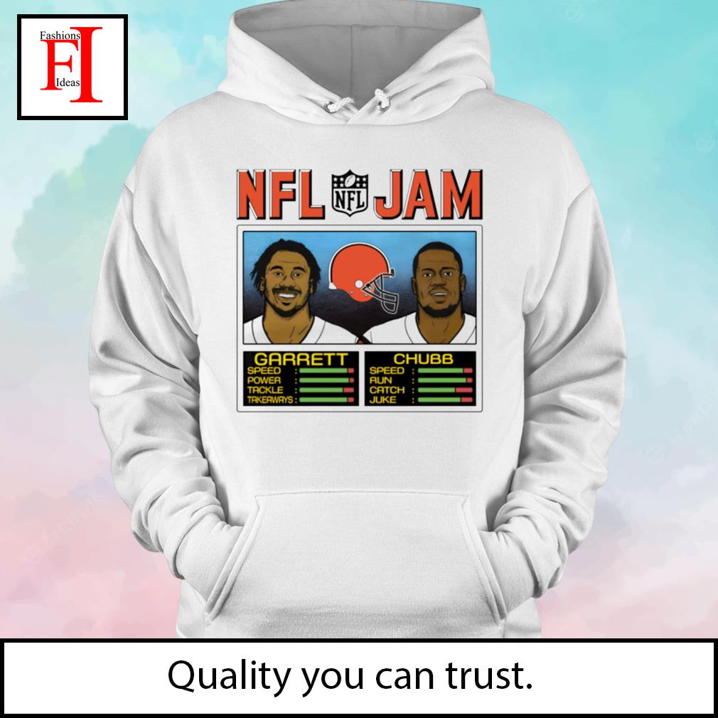 Nfl Jam Cleveland Browns Myles Garrett And Nick Chubb Shirt