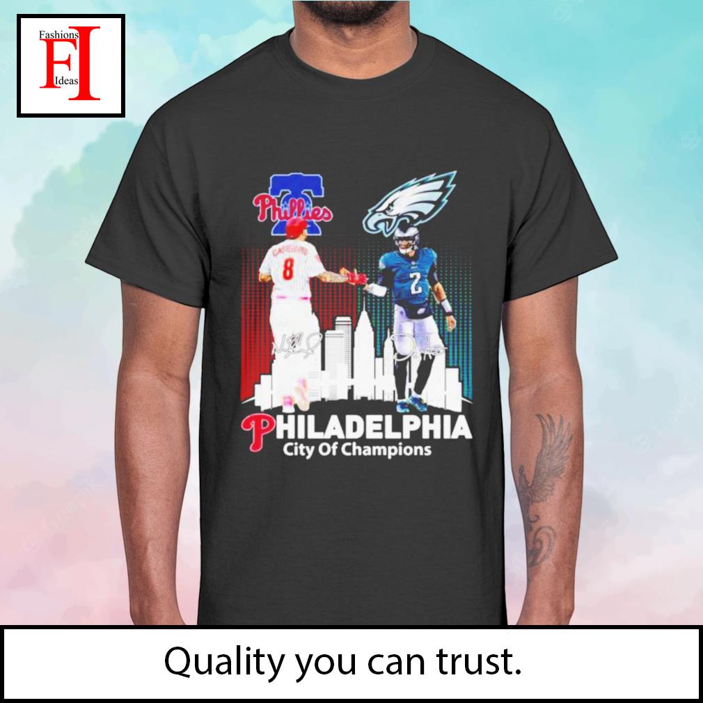 Philadelphia Phillies And Philadelphia Eagles Character City T Shirt,  hoodie, sweater, long sleeve and tank top