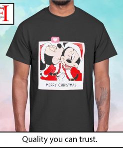 Santa Mickey Mouse and Minnie Disney Christmas shirt