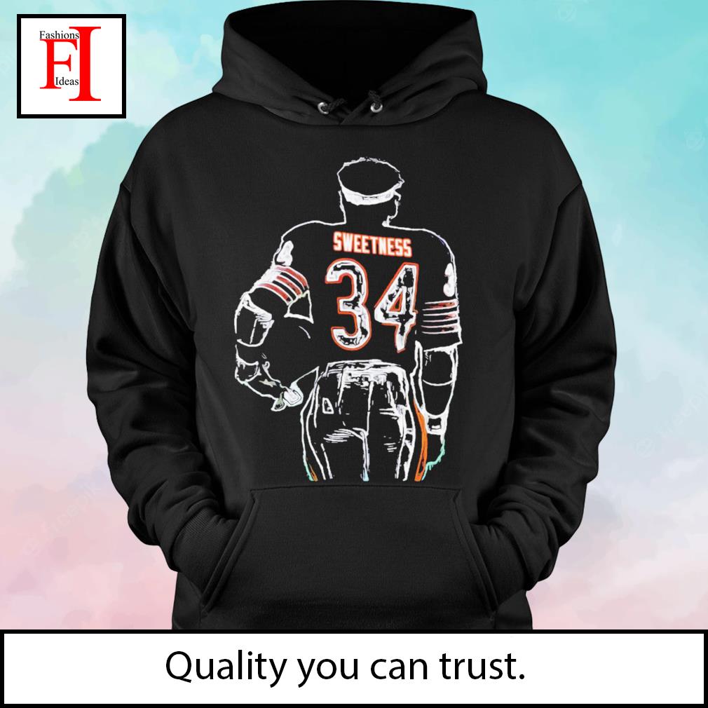 34 Sweetness Chicago Bears Walter Payton shirt, hoodie, sweater and long  sleeve