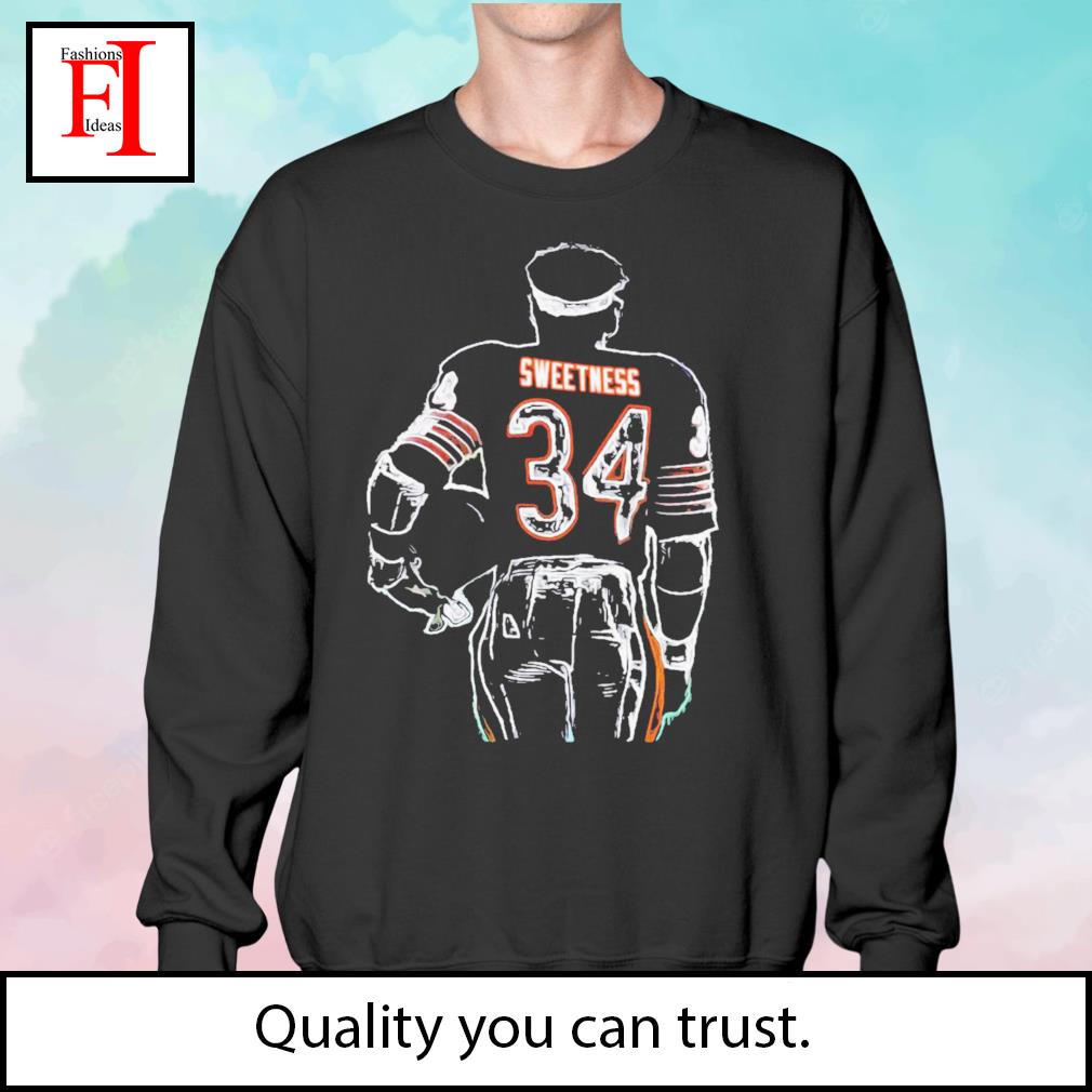 34 Sweetness Chicago Bears Walter Payton shirt, hoodie, sweater and long  sleeve