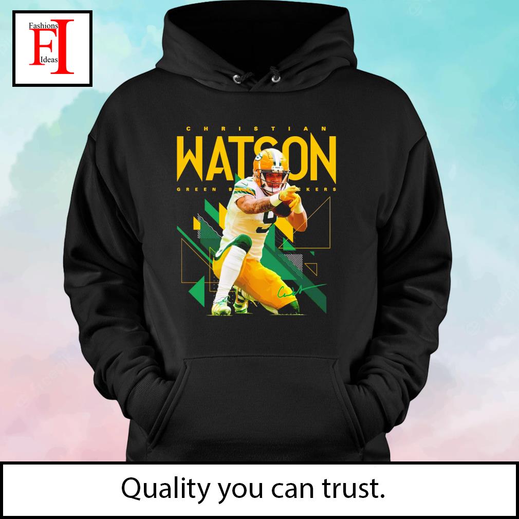 Christian Watson Green Bay Packers signature 2023 shirt