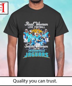 Real Women Love Football Smart Women Love The Jacksonville Jaguars Players  Signatures shirt, hoodie, sweater, long sleeve and tank top