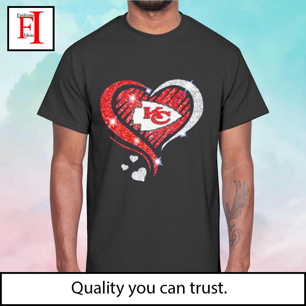 Kansas city Chiefs Diamond heart 2020 Shirt, Hoodie, Long Sleeved