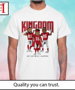 Patrick Mahomes, Travis Kelce, Chris Jones Conference Champions Caricatures  Kingdom T-Shirts, hoodie, sweater, long sleeve and tank top