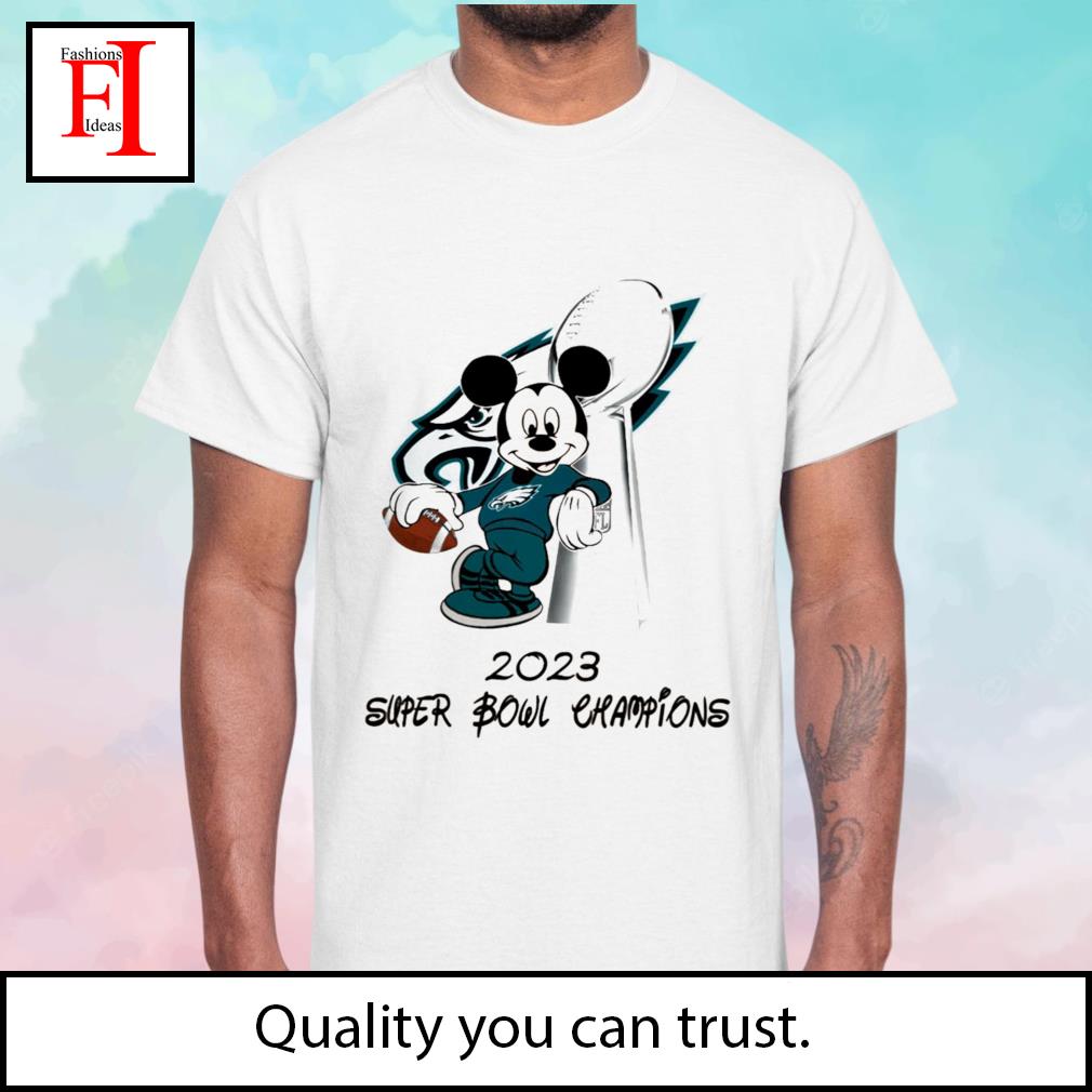 Official Philadelphia eagles NFL mickey mouse player cartoon 2023 T-shirt,  hoodie, tank top, sweater and long sleeve t-shirt