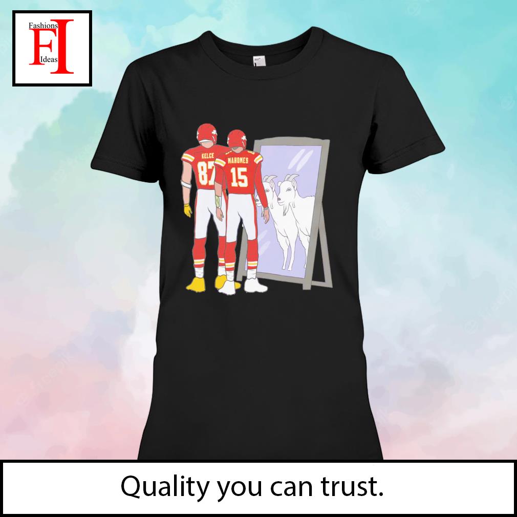 Travis Kelce And Patrick Mahomes Mirror Goats NFl T-Shirt