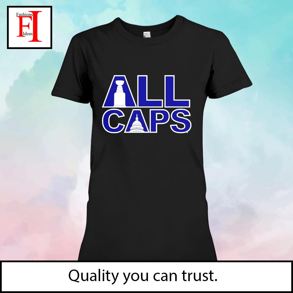 All Caps Hockey Washington Capitals Shirt