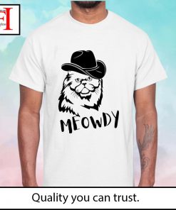 Funny Meowdy cowboy cat shirt