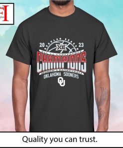 Oklahoma Sooners Crimson 2023 Big 12 Champions shirt