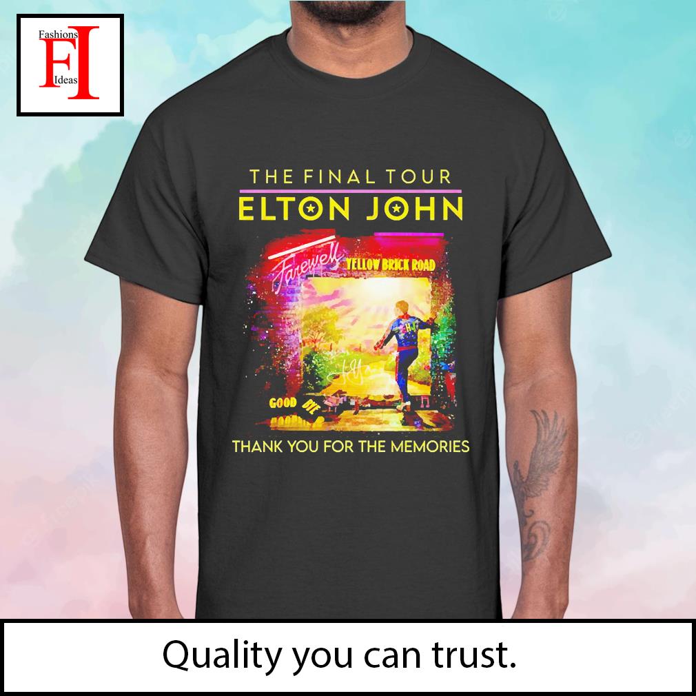 Elton John Farewell Yellow Brick Road T Shirt