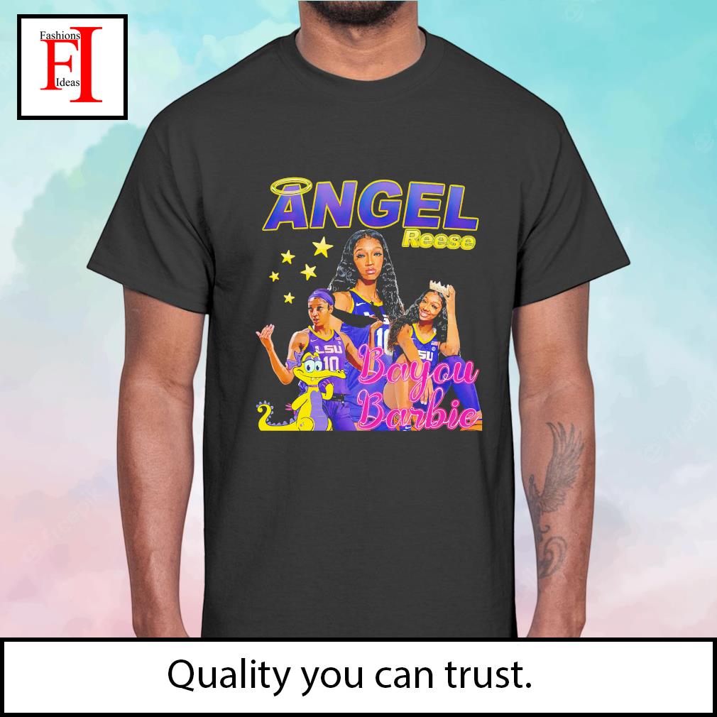 Angel Reese Vintage T-shirt, Bayou Barbie Graphic Tee 90s Style