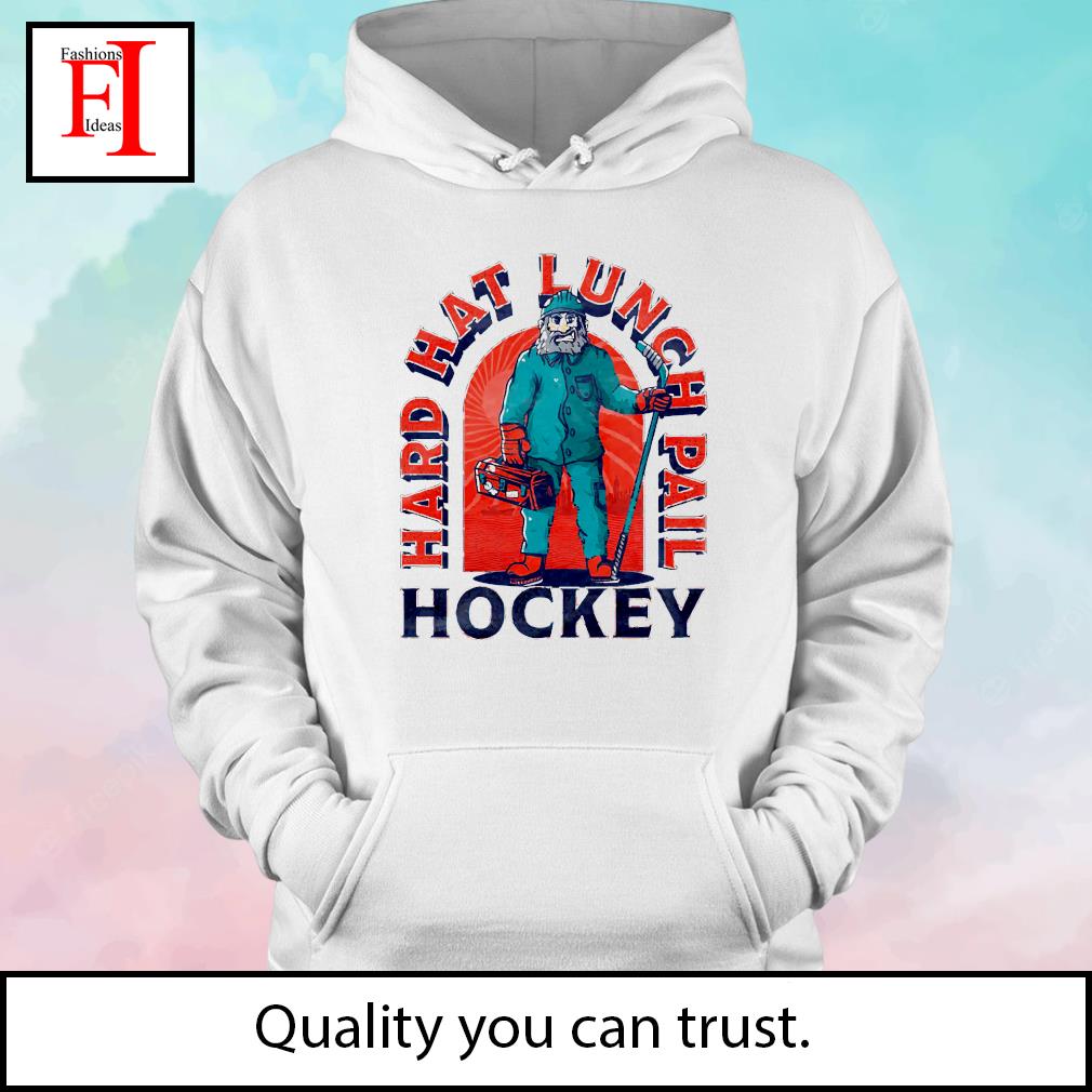 Islanders Fisherman hard hat lunch pail hockey shirt, hoodie
