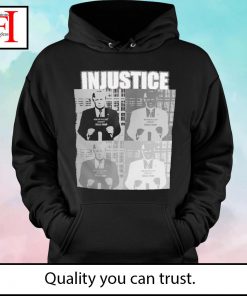 Trump Injustice B&W hoodie