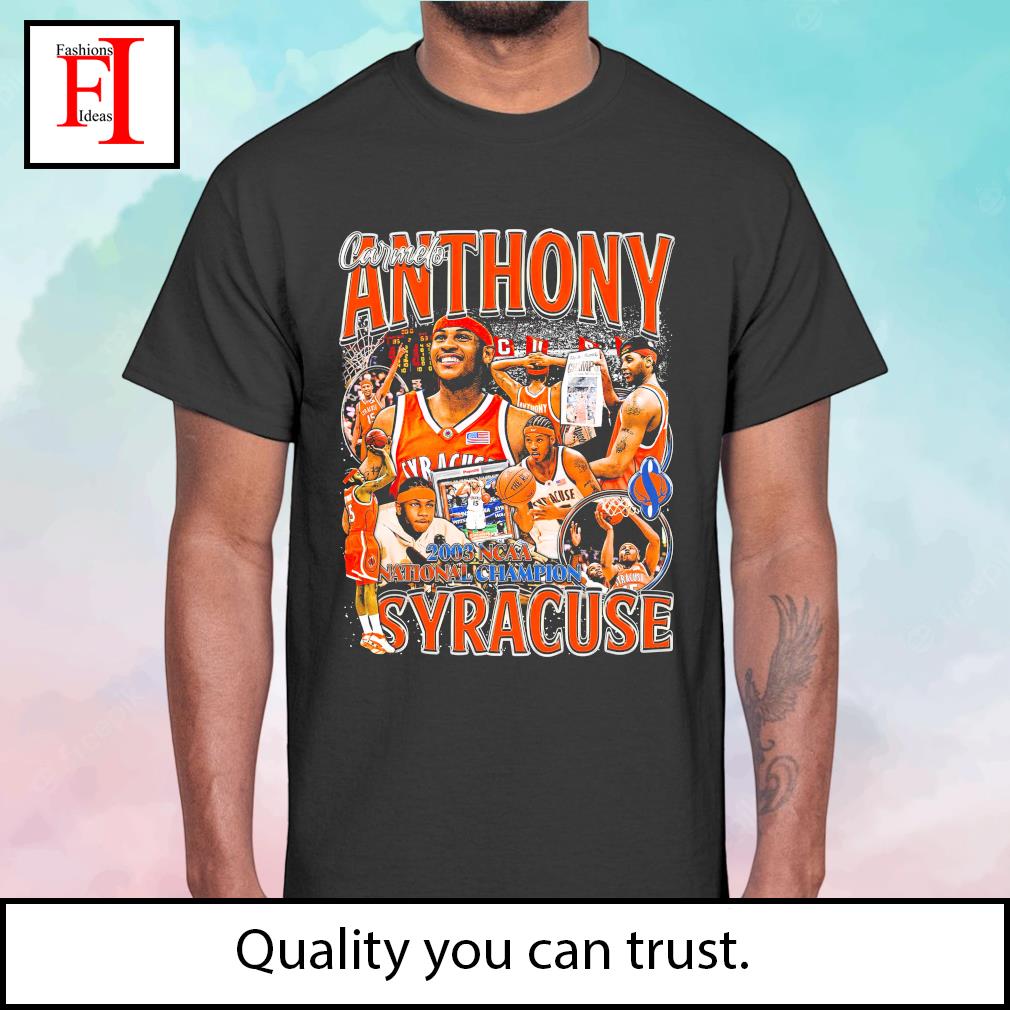 Carmelo Anthony Syracuse 2003 NCAA National Champion retro shirt, hoodie,  sweater, long sleeve and tank top