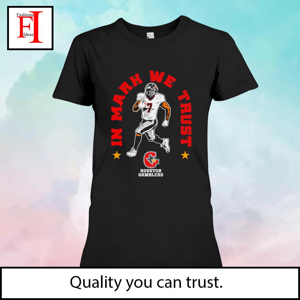 Official Houston Gamblers in Mark Thompson we trust shirt, hoodie,  longsleeve, sweatshirt, v-neck tee