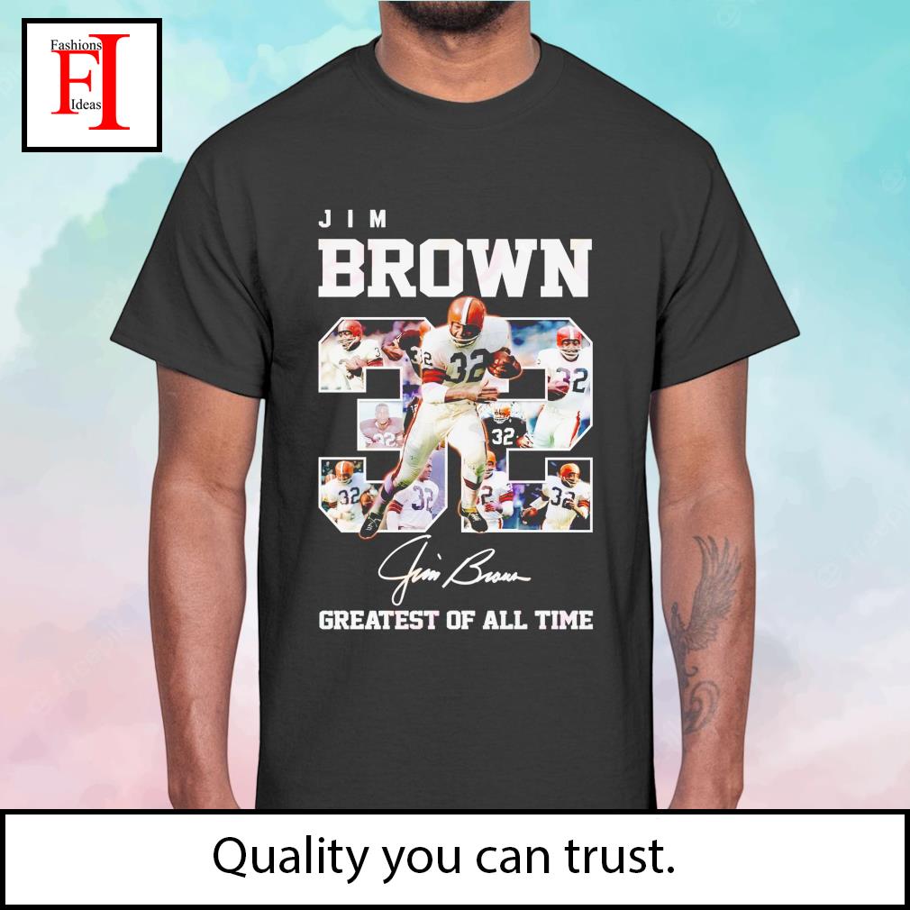 The Cleveland Browns 75th anniversary 1946-2021 signatures shirt