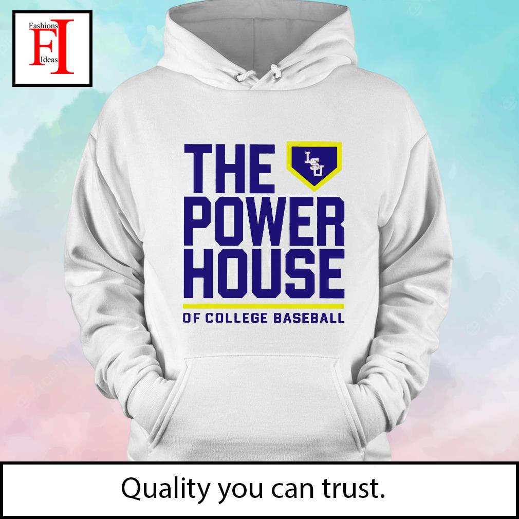 LSU Tigers the power house of college baseball shirt, hoodie