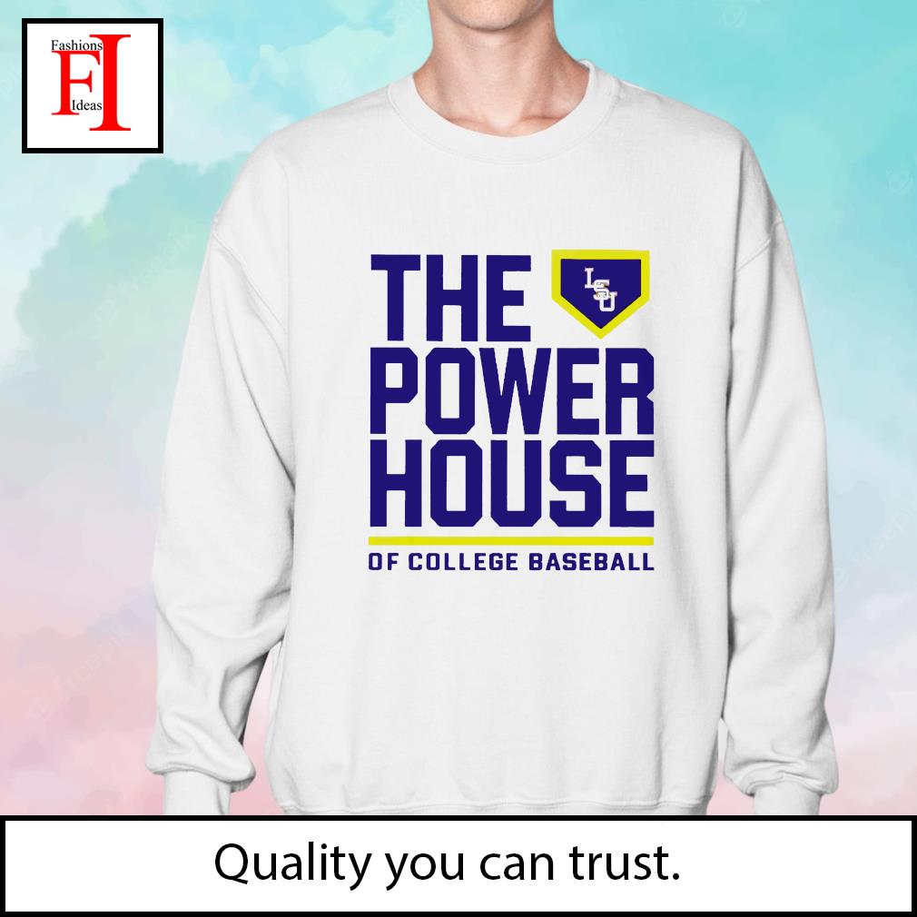 LSU Tigers the power house of college baseball shirt, hoodie