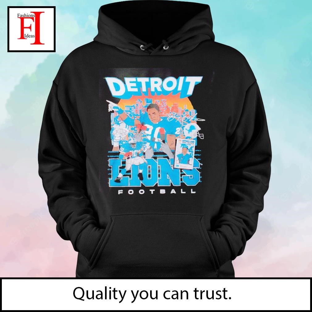 Detroit Lions Christmas Jumper Graphic Crew Sweatshirt - Mens