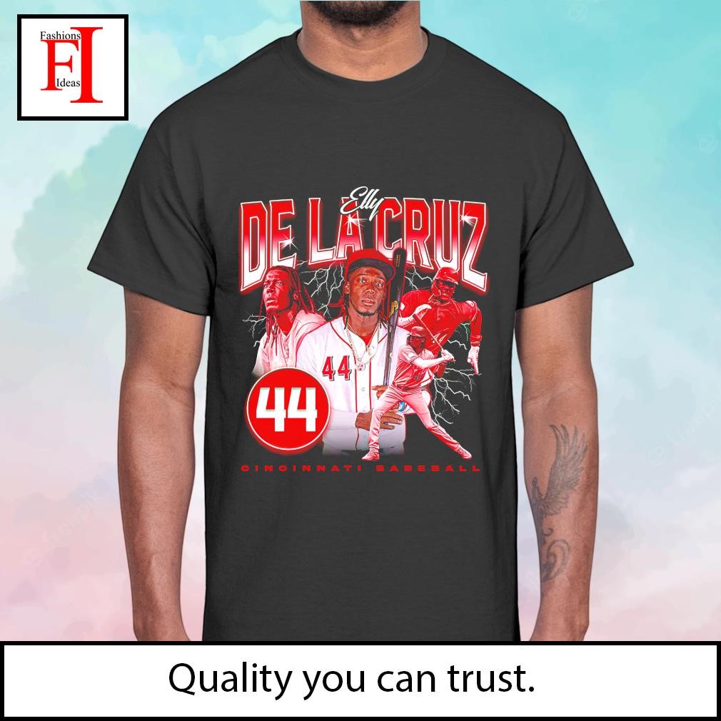 Best elly De La Cruz no 44 Cincinnati Reds baseball retro shirt, hoodie,  sweater, long sleeve and tank top