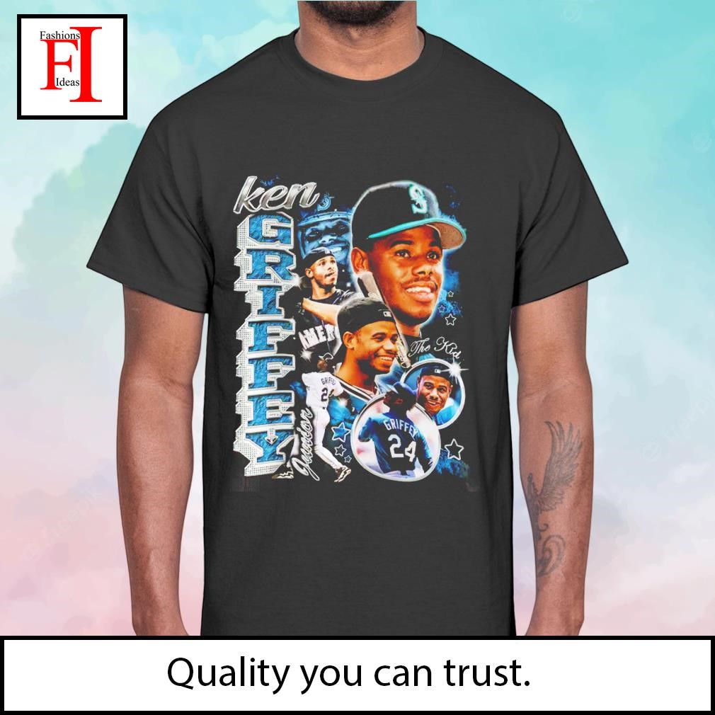 Ken Griffey Jr Shirt, Vintage Baseball Unisex Hoodie Long Sleeve