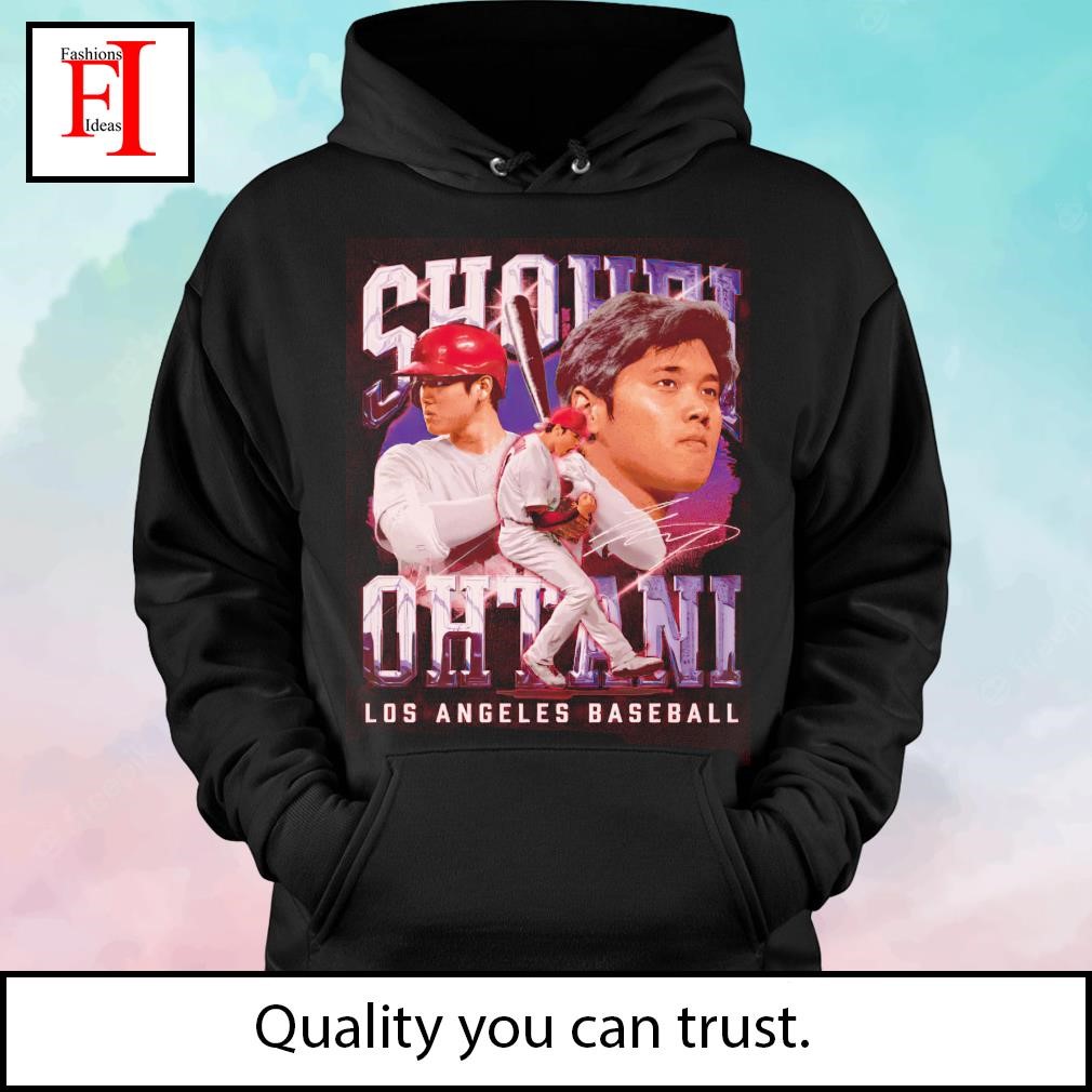 Official ShoheI ohtanI los angeles angels baseball signature T-shirt,  hoodie, tank top, sweater and long sleeve t-shirt