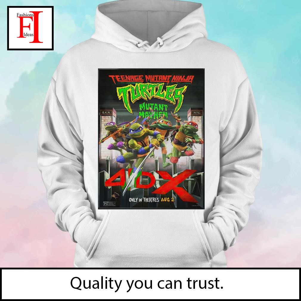 Teenage mutant ninja turtles mutant mayhem black design shirt, hoodie,  sweater, long sleeve and tank top