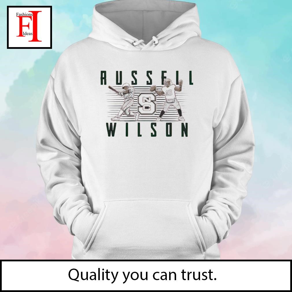 Russell Wilson Denver Broncos football and baseball art shirt, hoodie,  sweater and long sleeve