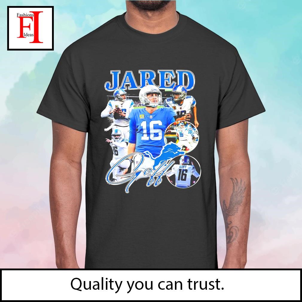 Detroit Lions Alternate Name & Number T-Shirt - Jared Goff - Mens